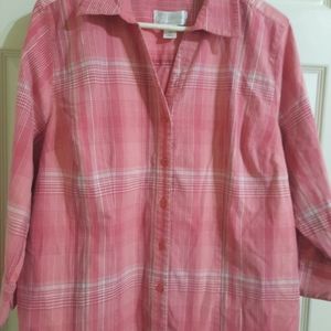 CJ Banks Stretch cotton/spandex top